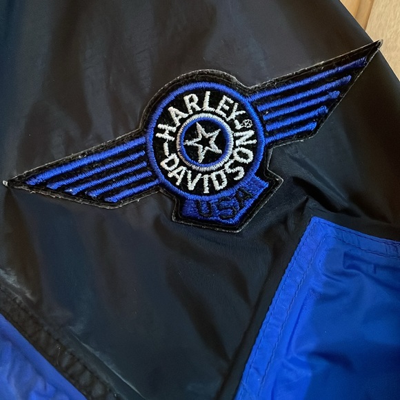 Bass Pro windbreaker with Harley Davidson logos. - Picture 4 of 8